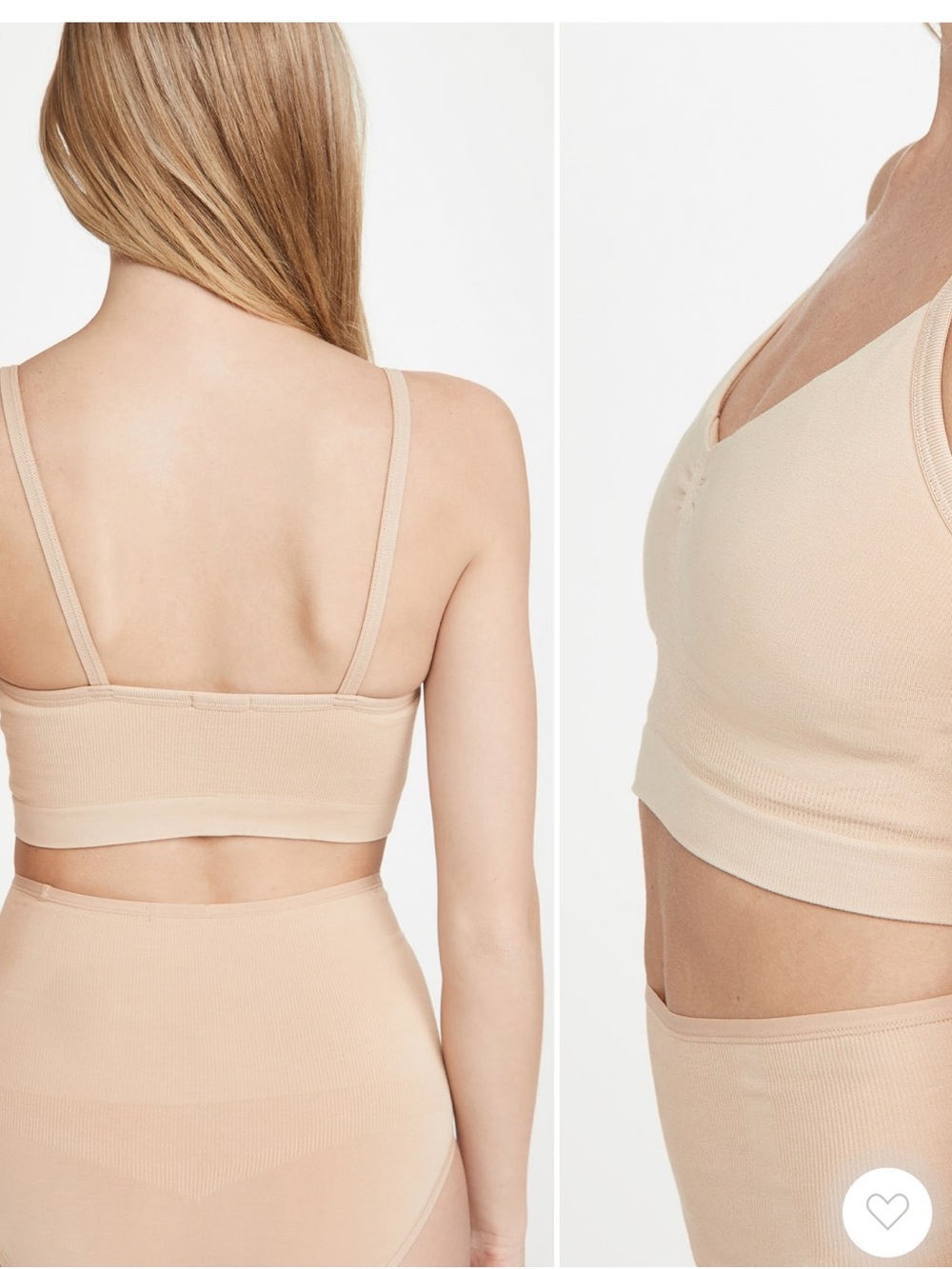Hatch Light Pink Seamless Nursing Bralette | Small - Picture 6 of 6